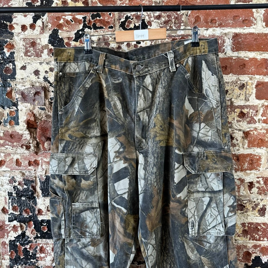 Wrangler Pro Gear Cargo Pants Camo Realtree Camouflage 38x34"