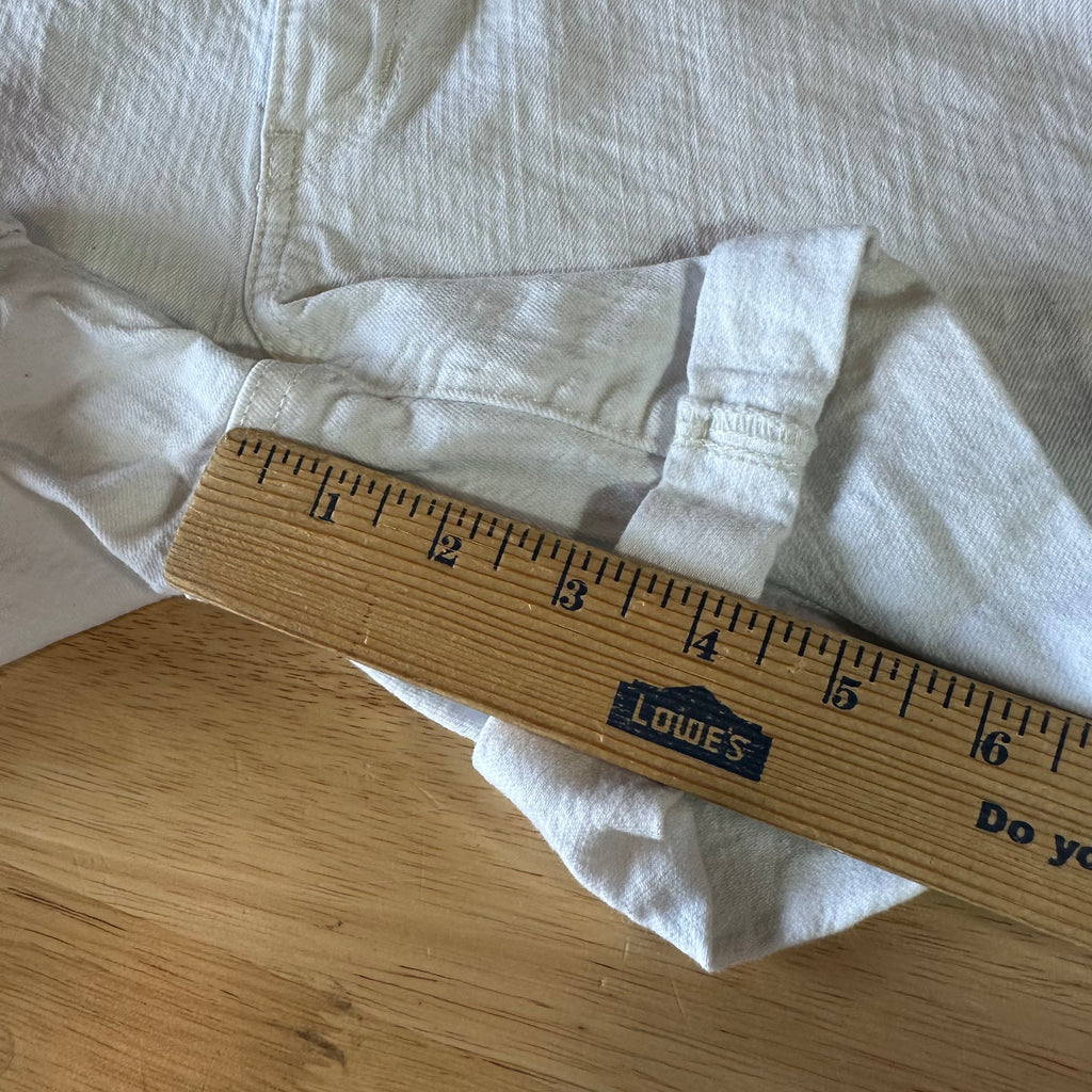Levi's White Jean Shorts Womens 29