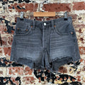 Levi's Cut off Black Jean Shorts Black Womens 25