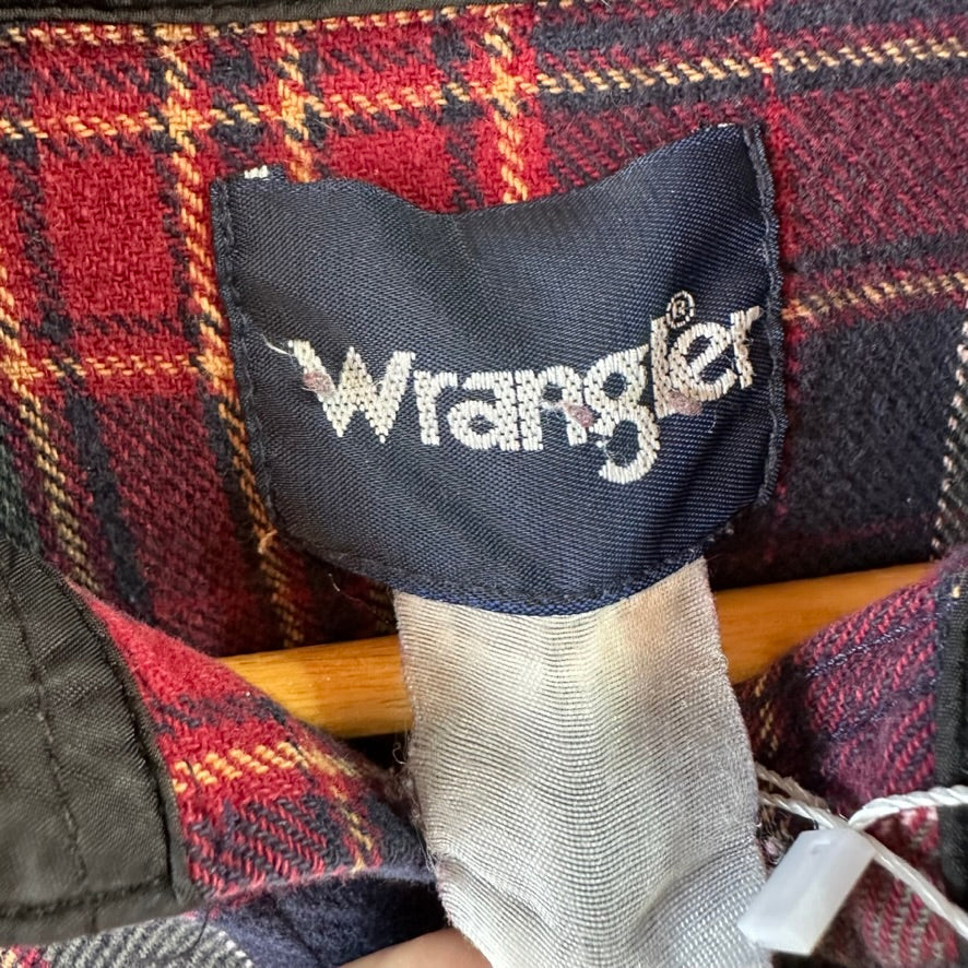 Wrangler Flannel Mens Medium Western Shirt