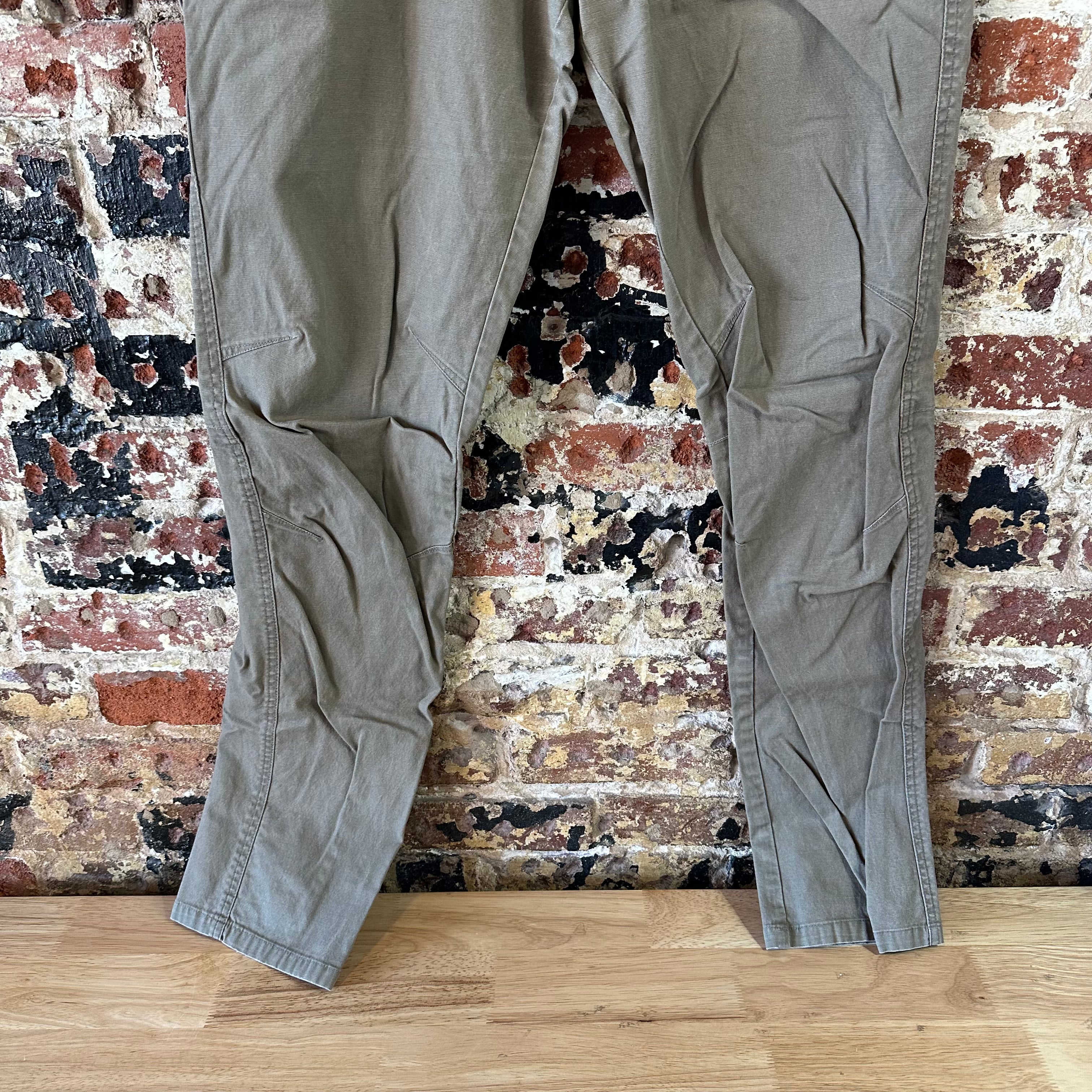 Kuhl Pants Men's 34x36 Tan Free Kanvus Jeans Canvas Stretch Hiking Outdoor