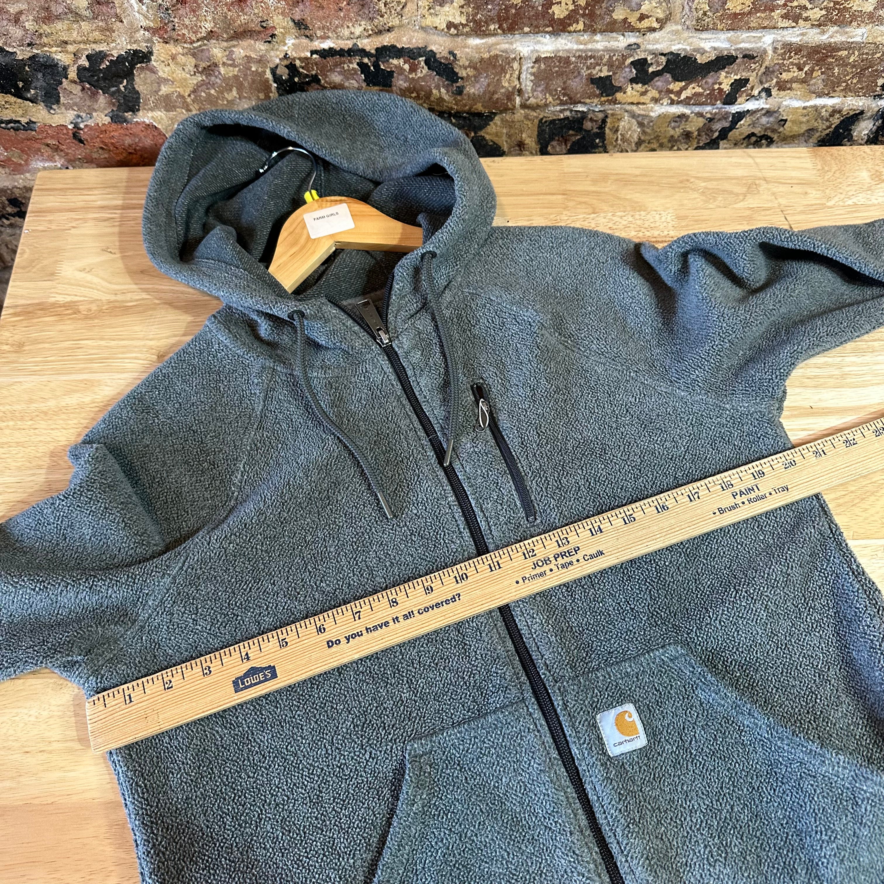 Carhartt Womens Medium Gray Full Zip Sweatshirt