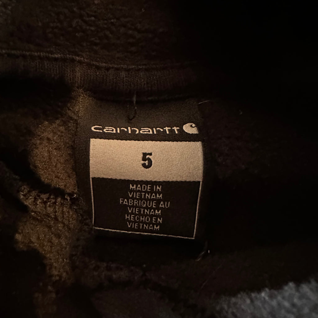 Carhartt Boys 5 Black Hoodie