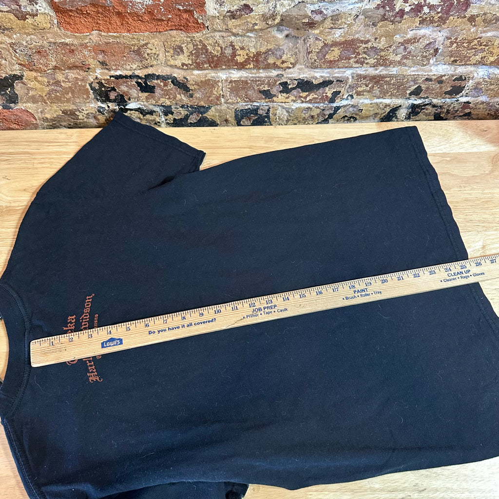 Harley Men's Large S/S Black Shirt