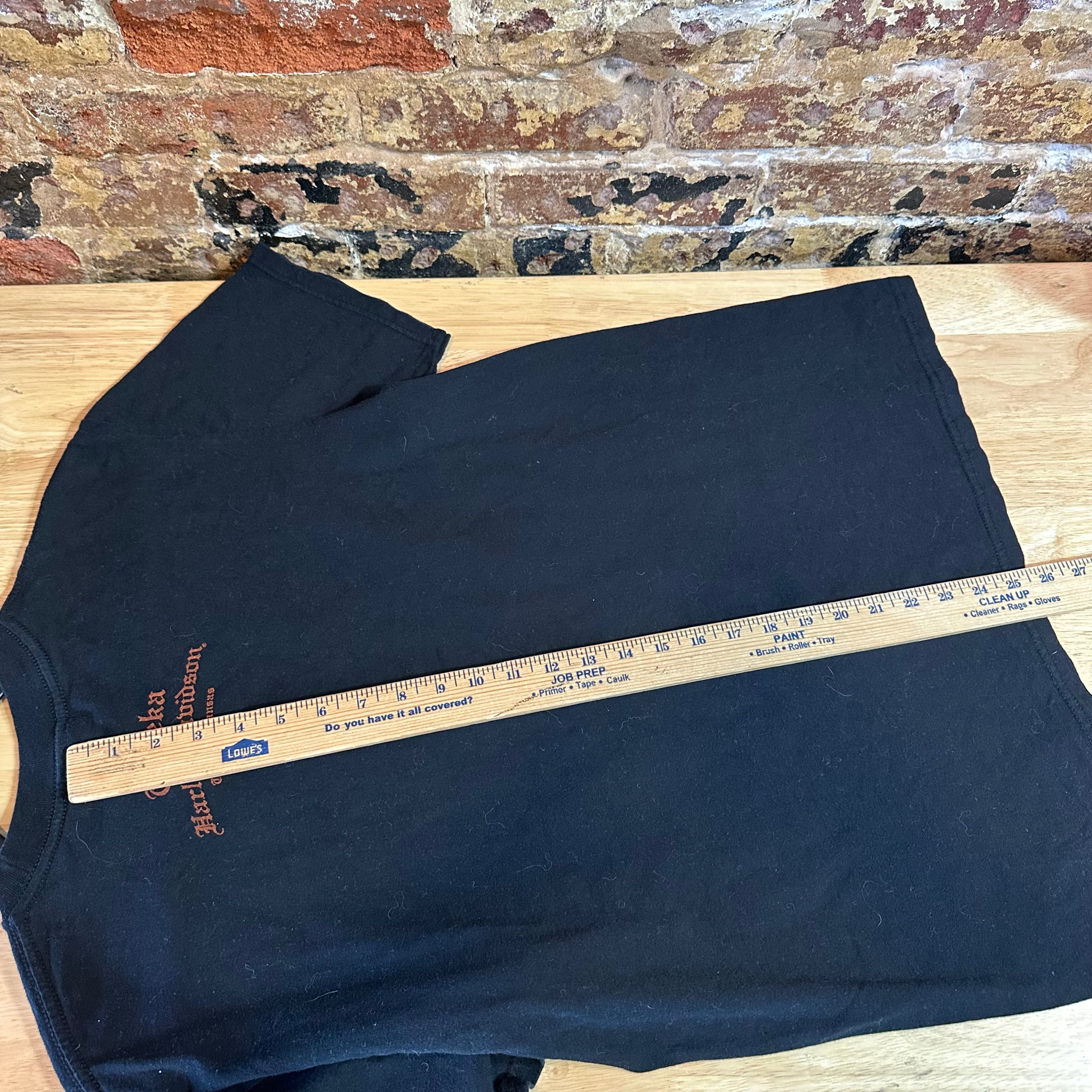Harley Men's Large S/S Black Shirt