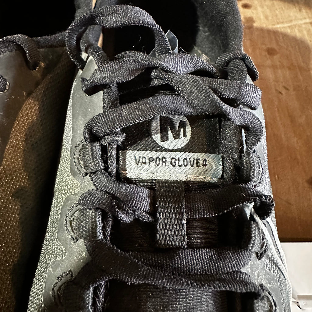 Merrell Mens Vapor Glove 4 Monument Barefoot Shoes 9.5 Green Black