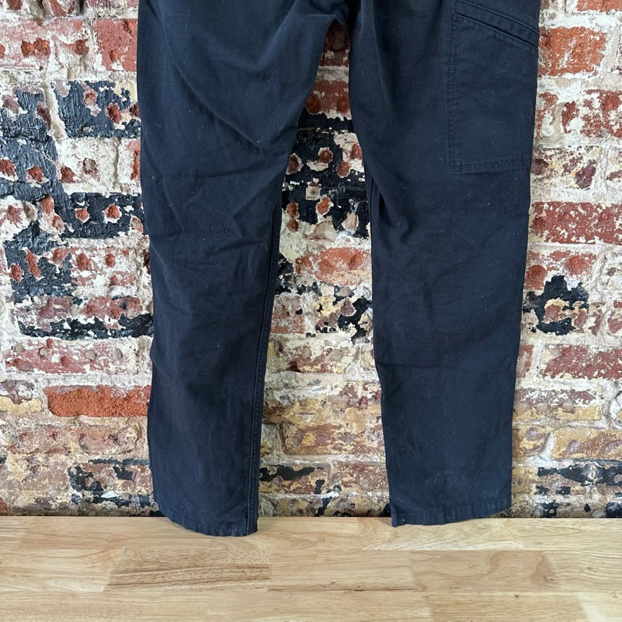 Carhartt Relaxed Fit Pants Mens 32x32 Black Relaxed Straight Workwear