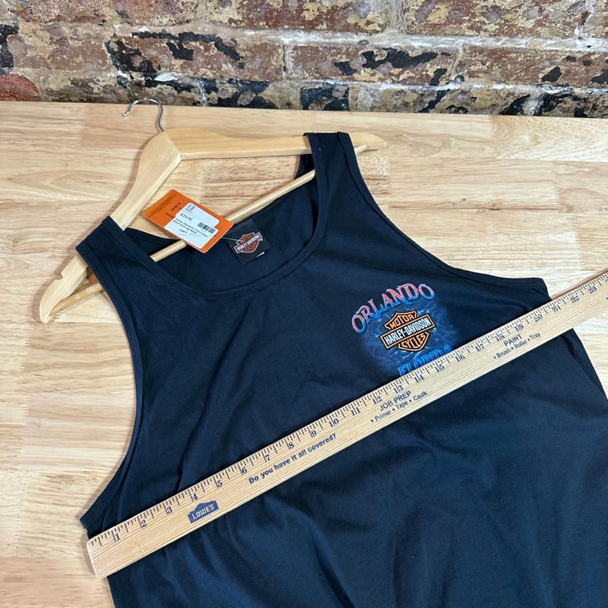 Harley Davidson Men's 2XL Tank Top Black NEW