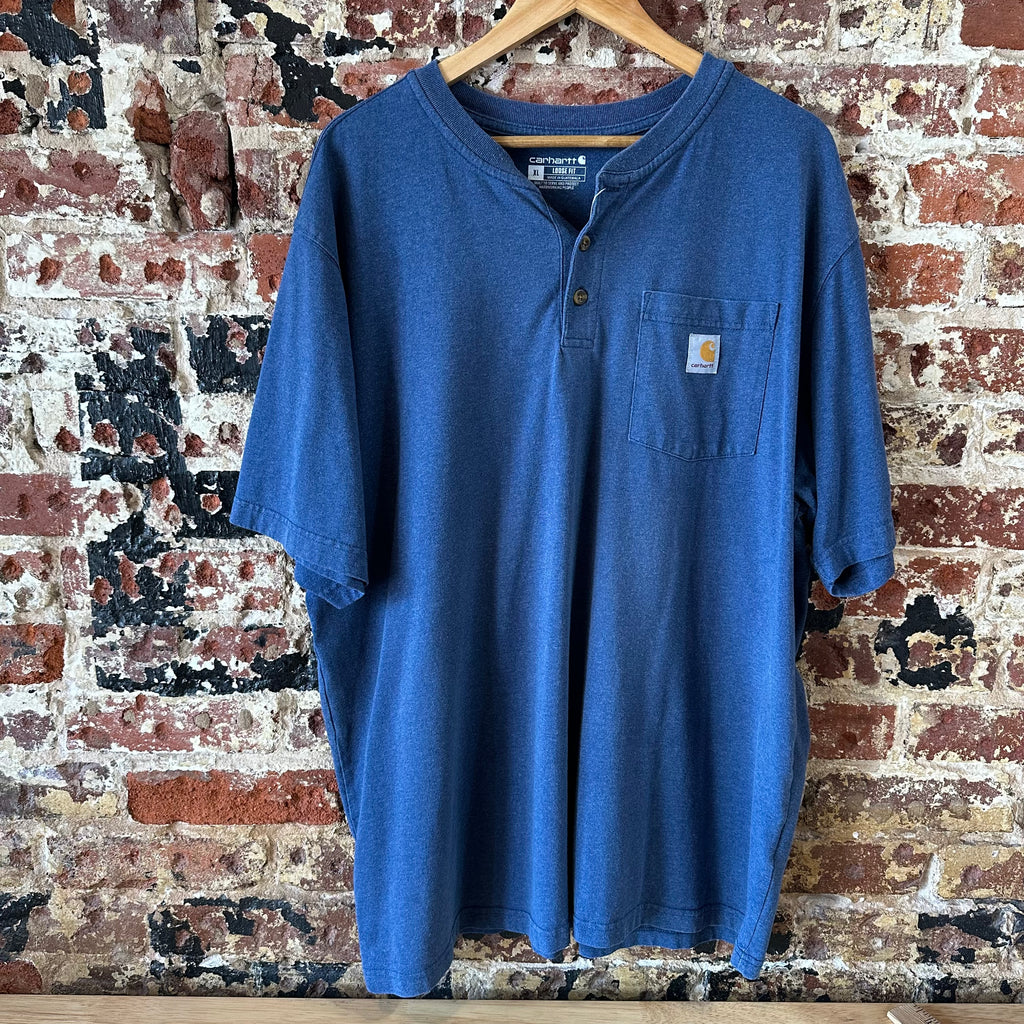 Carhartt Mens Large Henley S/S T-Shirt