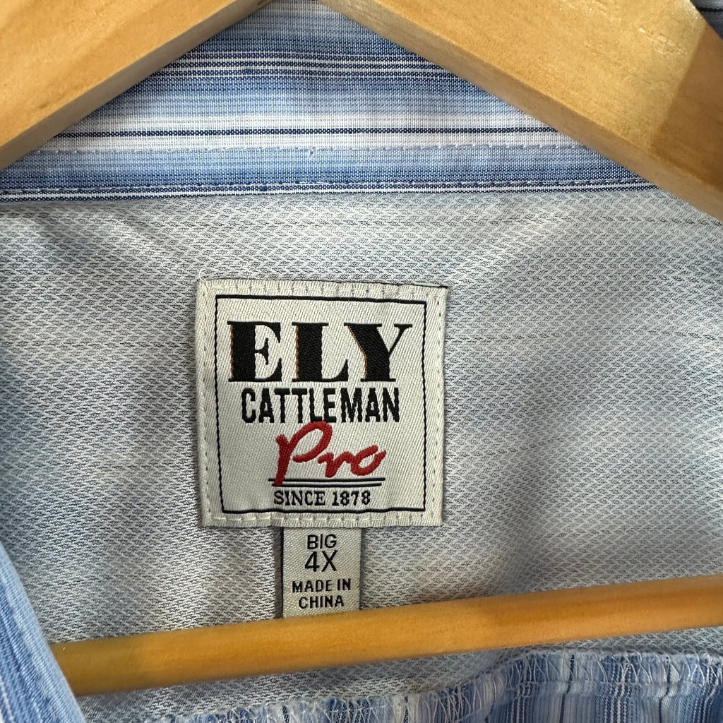 Ely Cattleman Mens 4XL Western Shirt