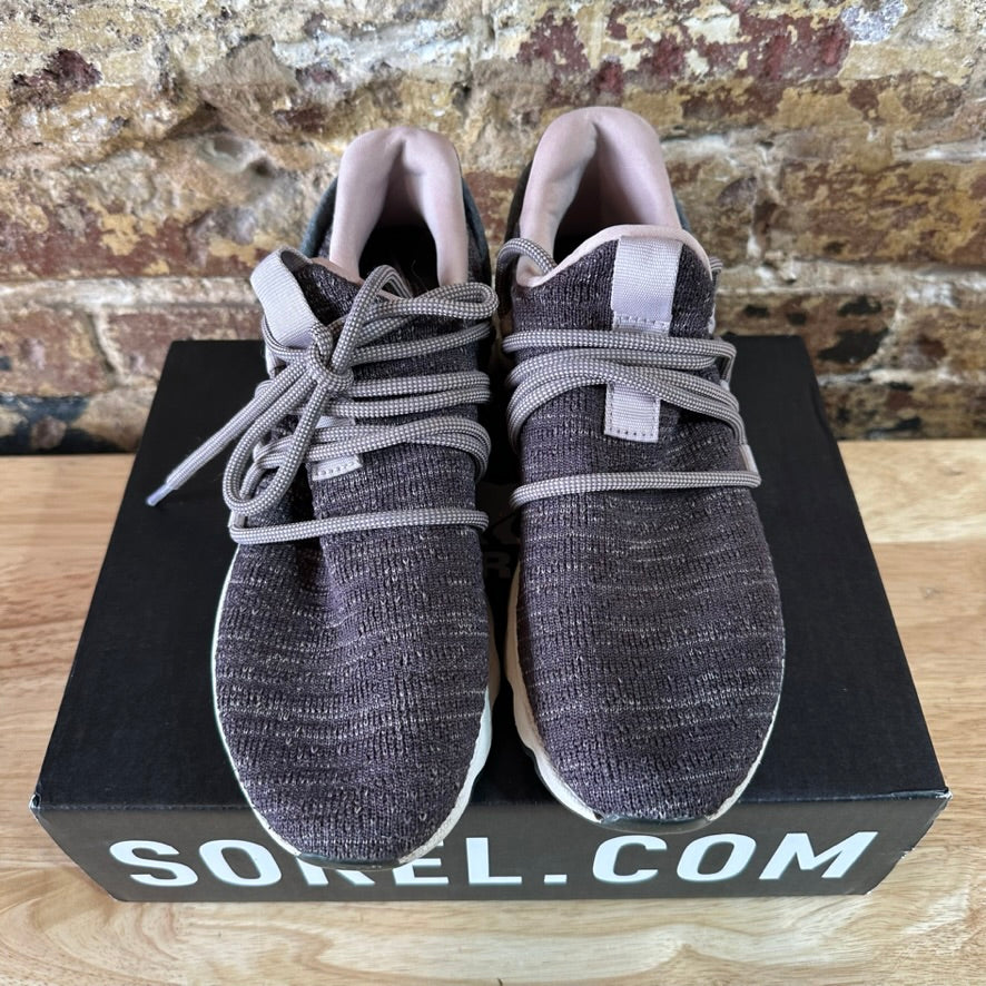 Sorel Women's Kinetic Lace Up Sneakers Shoes Purple Sage Size 7