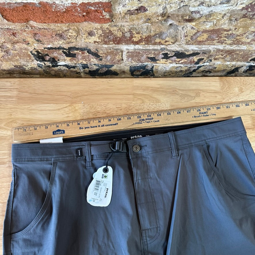 Prana Stretch Zion Straight Pant Men’s 42x28 Pants Gray NEW