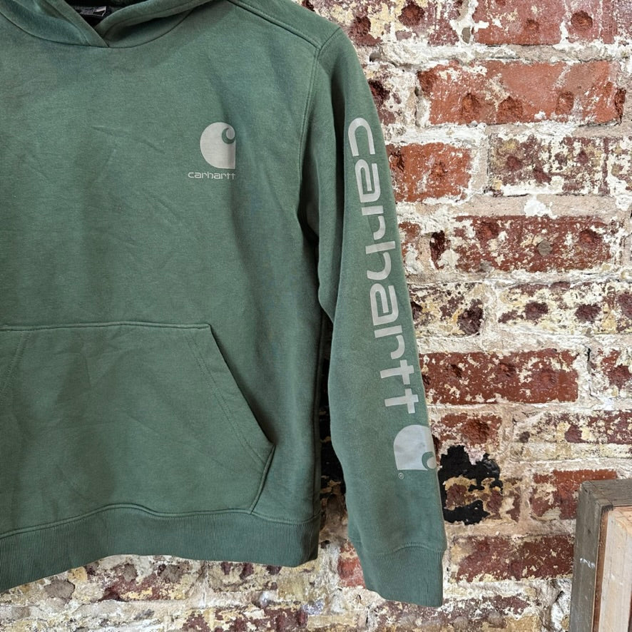 Carhartt Green Hoodie Boys Medium 10-12