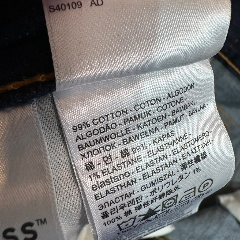 Levis 512 Slim Tapered Jeans Mens 38x32 Blue Modern