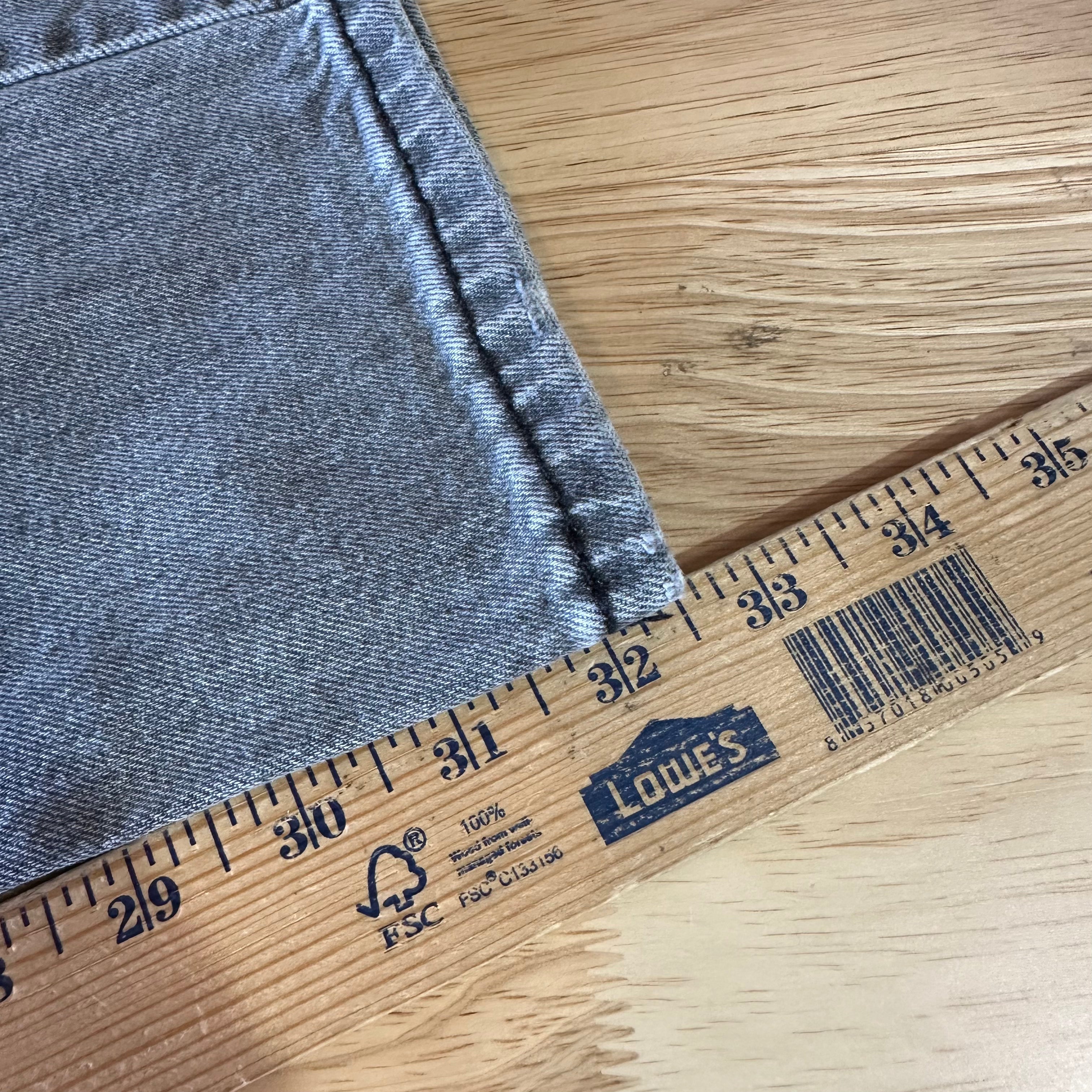 Levi's 514 Slim Straight Gray Jeans Mens 32x34