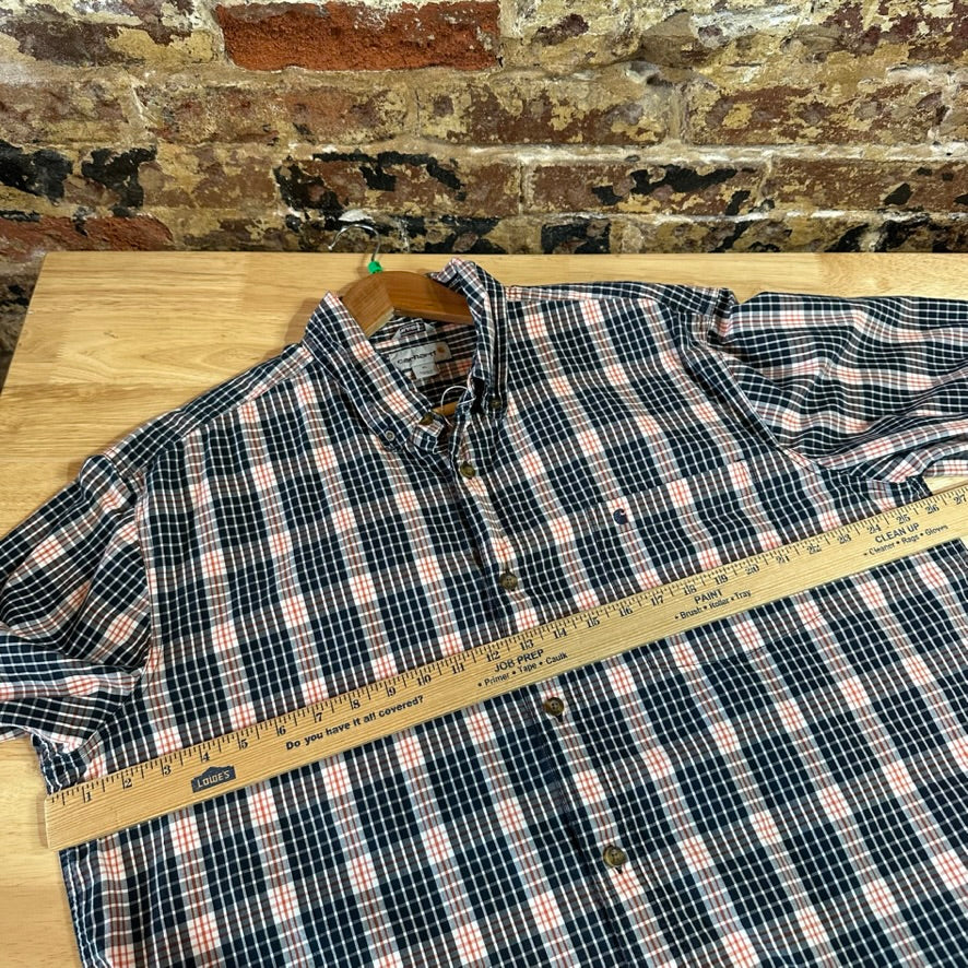 Carhartt Mens XL Short Sleeve Button Up