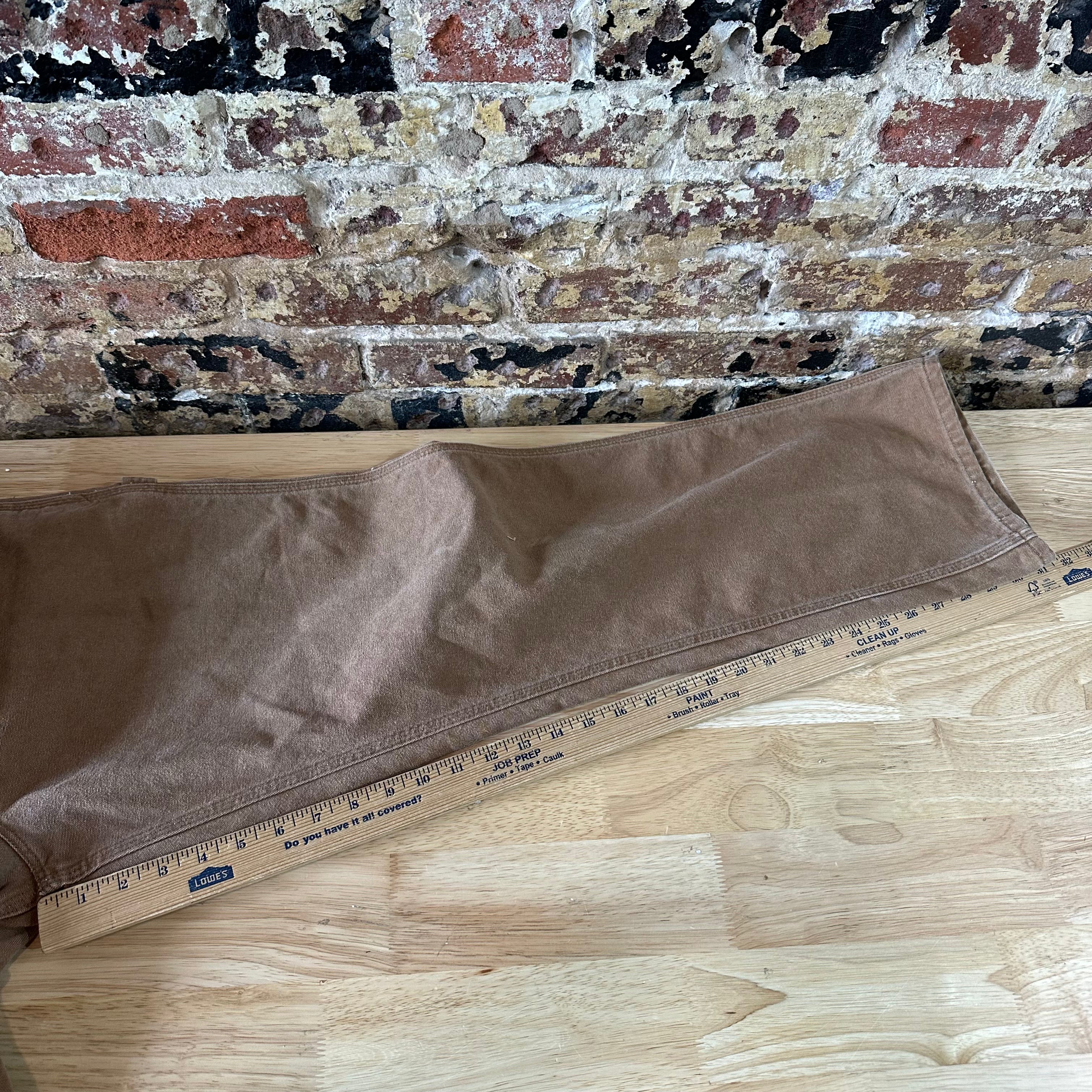Vintage Carhartt B11 BRN Carpenter Pants 34x32 Brown Workwear 2006