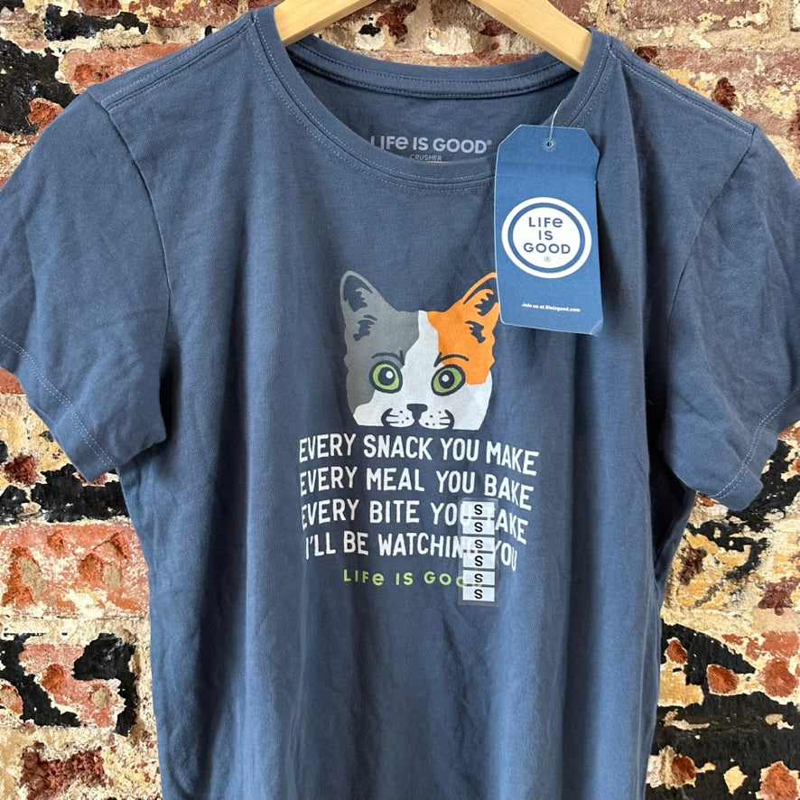 Life is Good Womens Small Short Sleeve T-Shirt