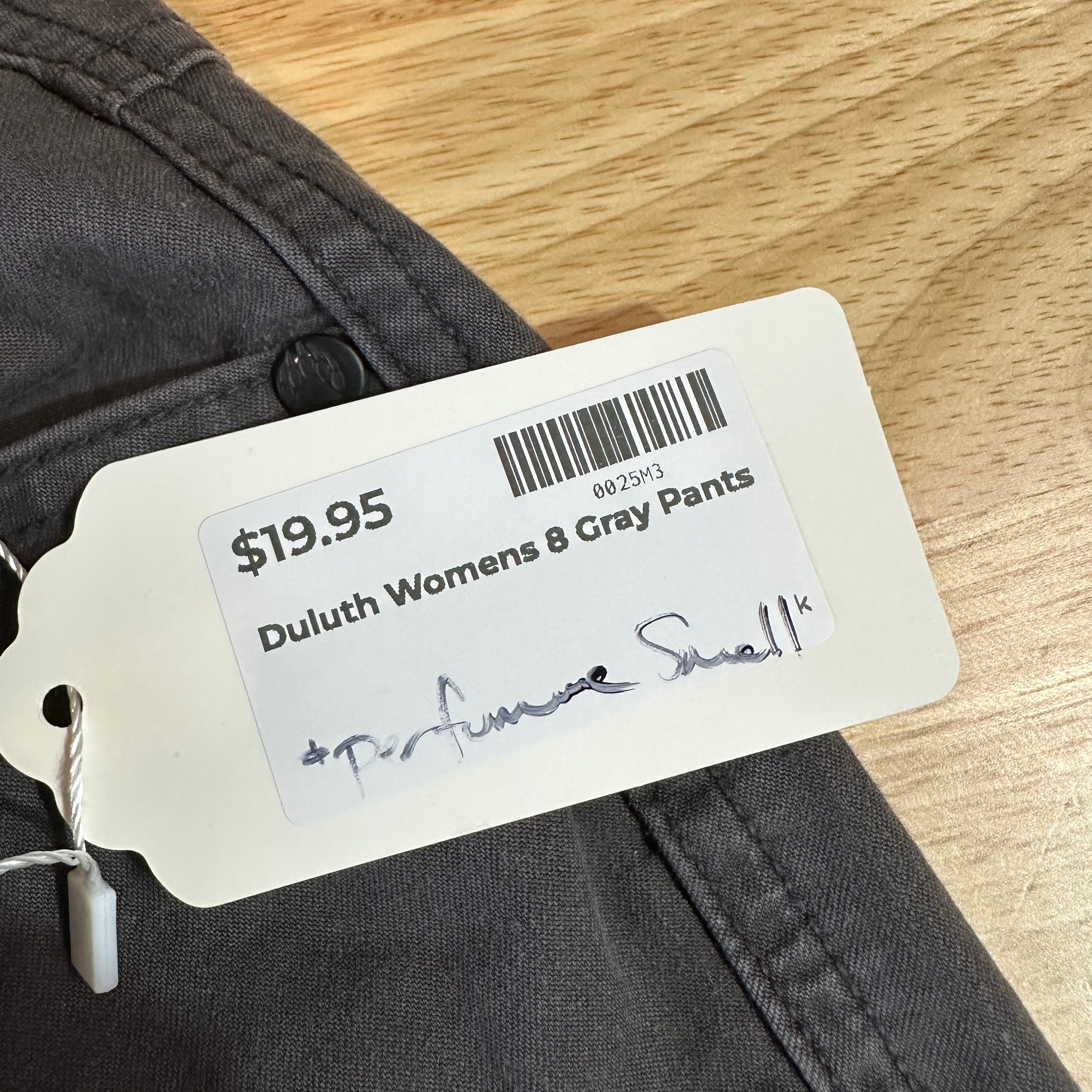 Duluth Trading Womens 8 Gray Pants