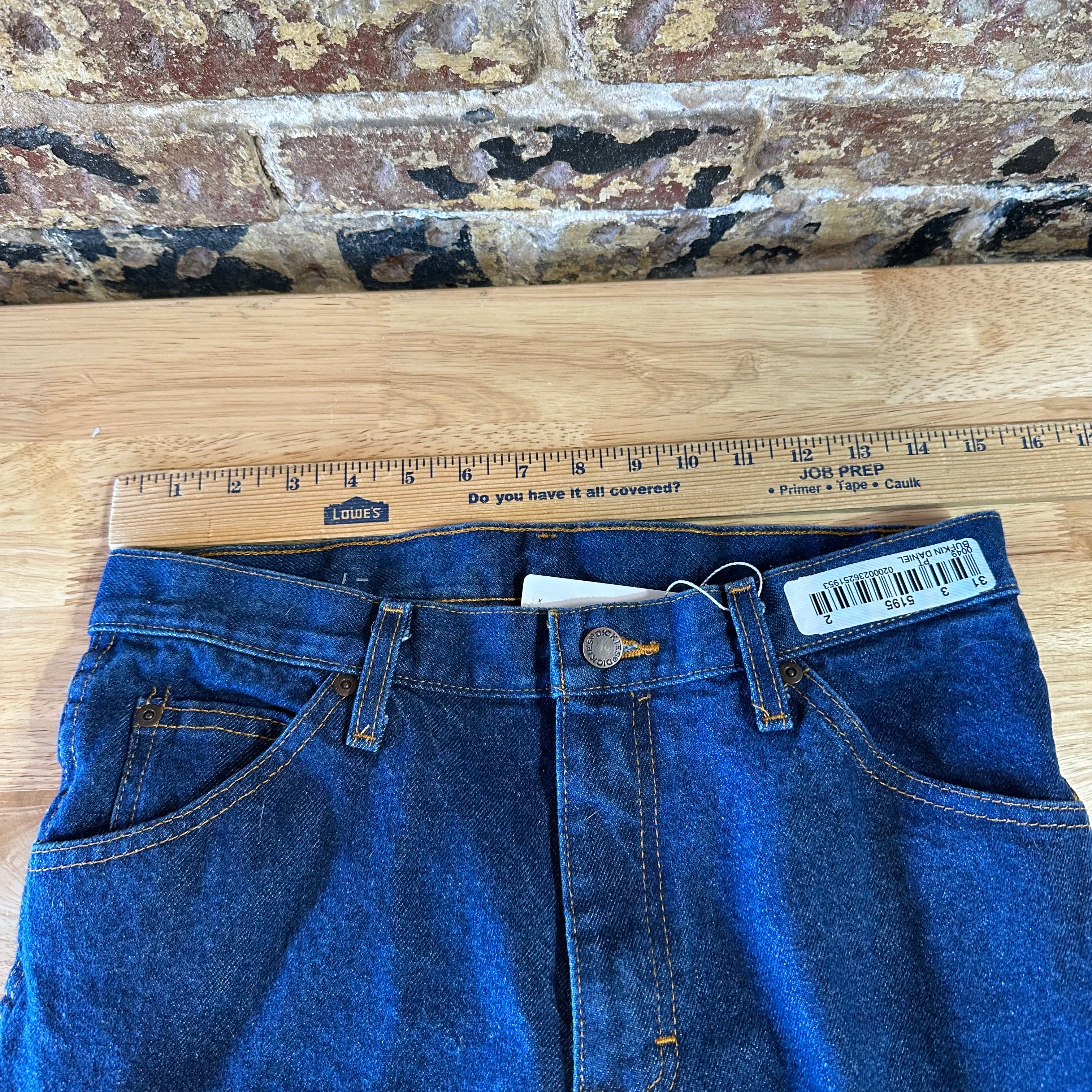 Dickies Mens 30x34 Blue Jeans