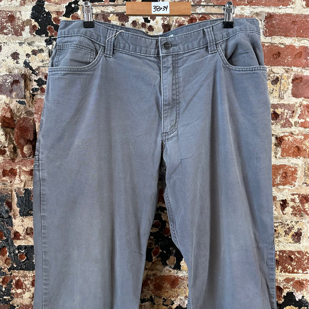 Carhartt Mens 38x34 Gray Pants