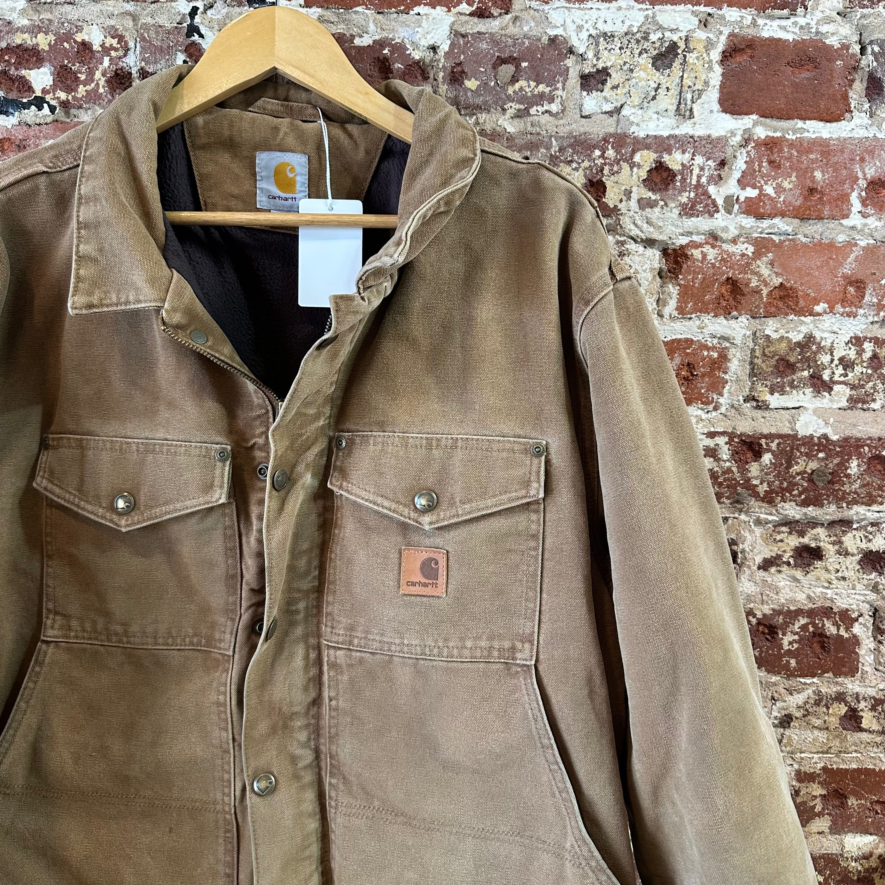 Carhartt Berwick Brown Jacket Mens XL