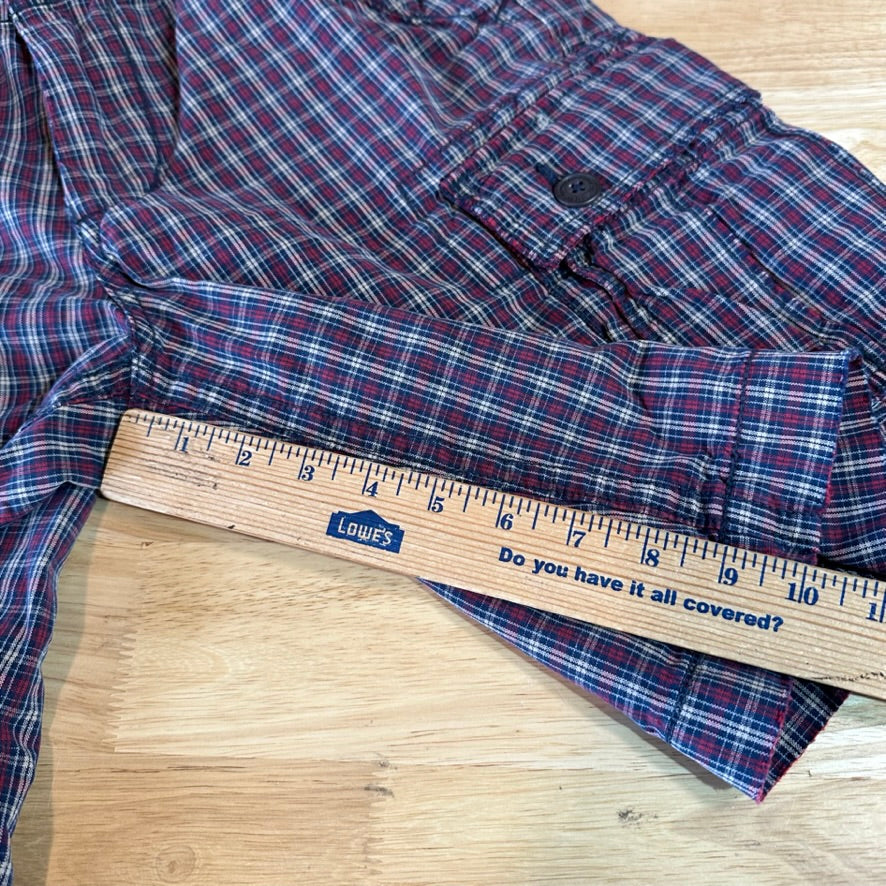 Abercrombie Plaid Cargo Shorts Mens 30
