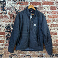 Carhartt Mens Small Rain Defender Black Jacket