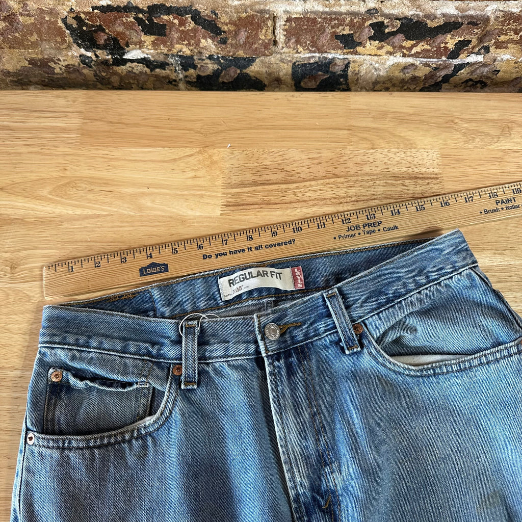 Levi's 505 Mens 33x30 Blue Jeans
