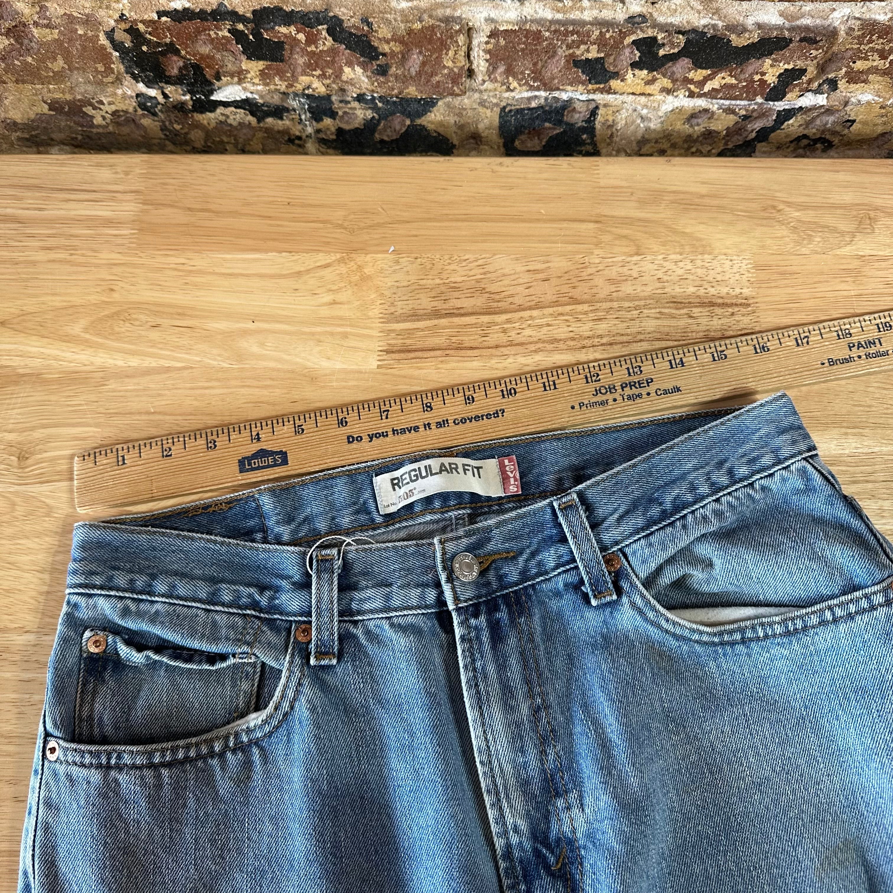 Levi's 505 Mens 33x30 Blue Jeans