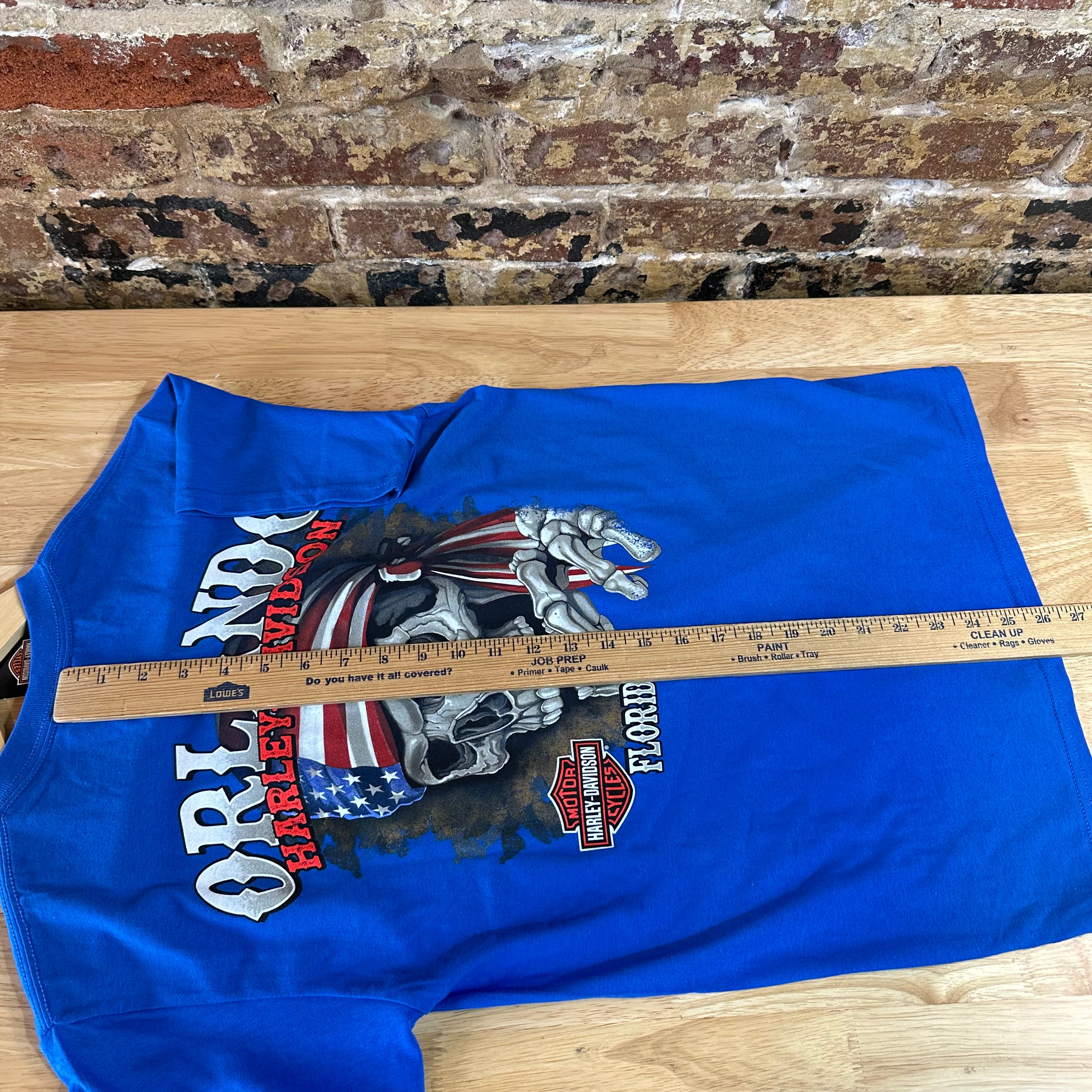 Harley Davidson Men's Small Short Sleeve Blue T-Shirt NEW