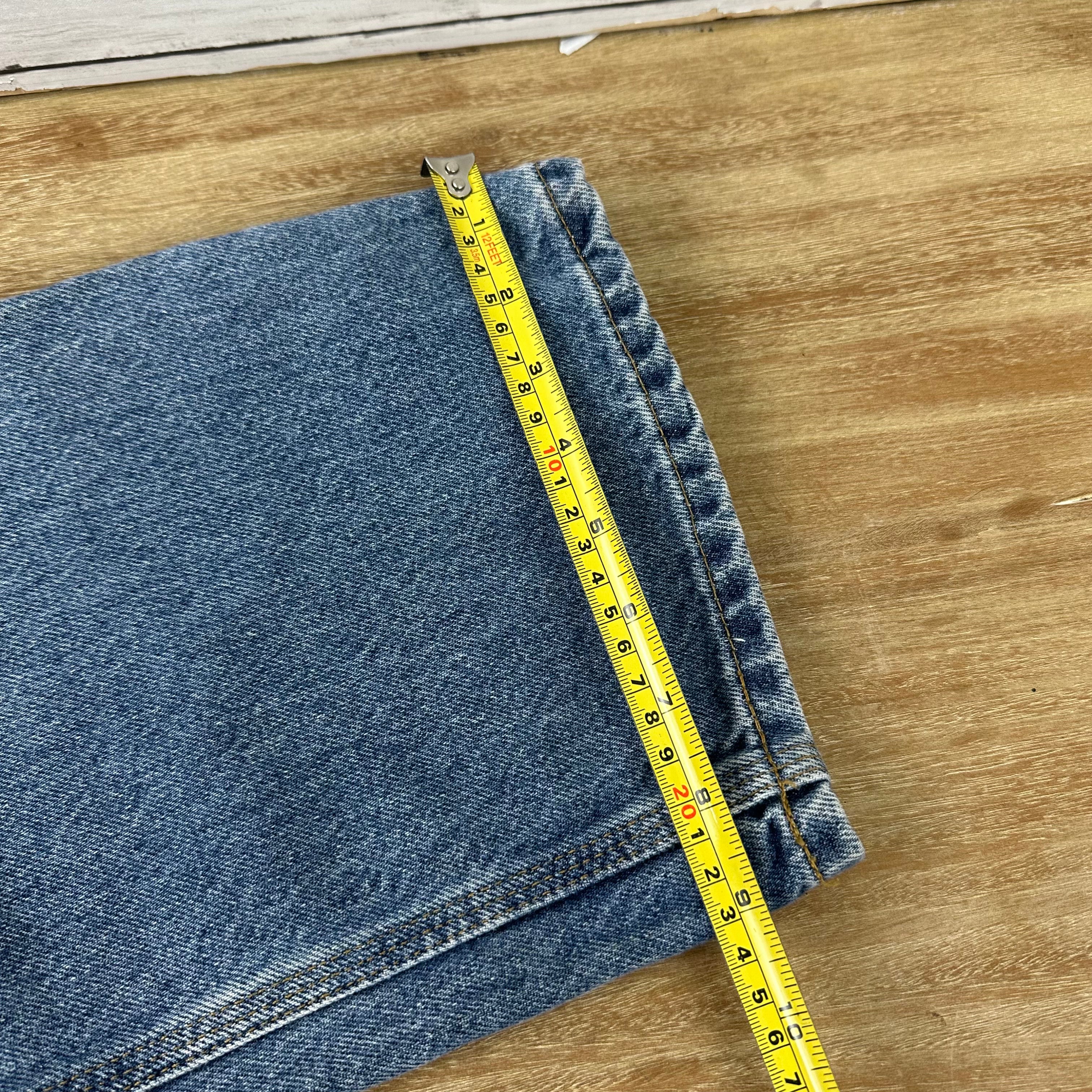 Carhartt Relaxed Fit Mens Measures 36x33 Jeans Workwear Work Denim