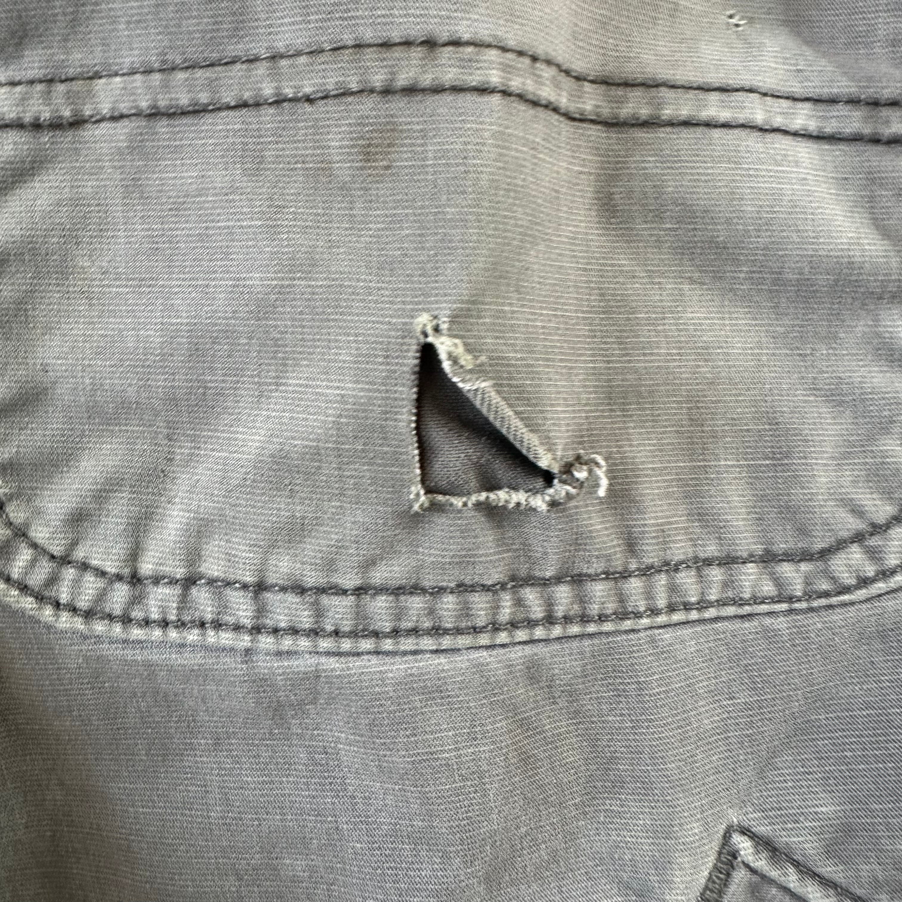Carhartt Mens 36x30 Gray Pants