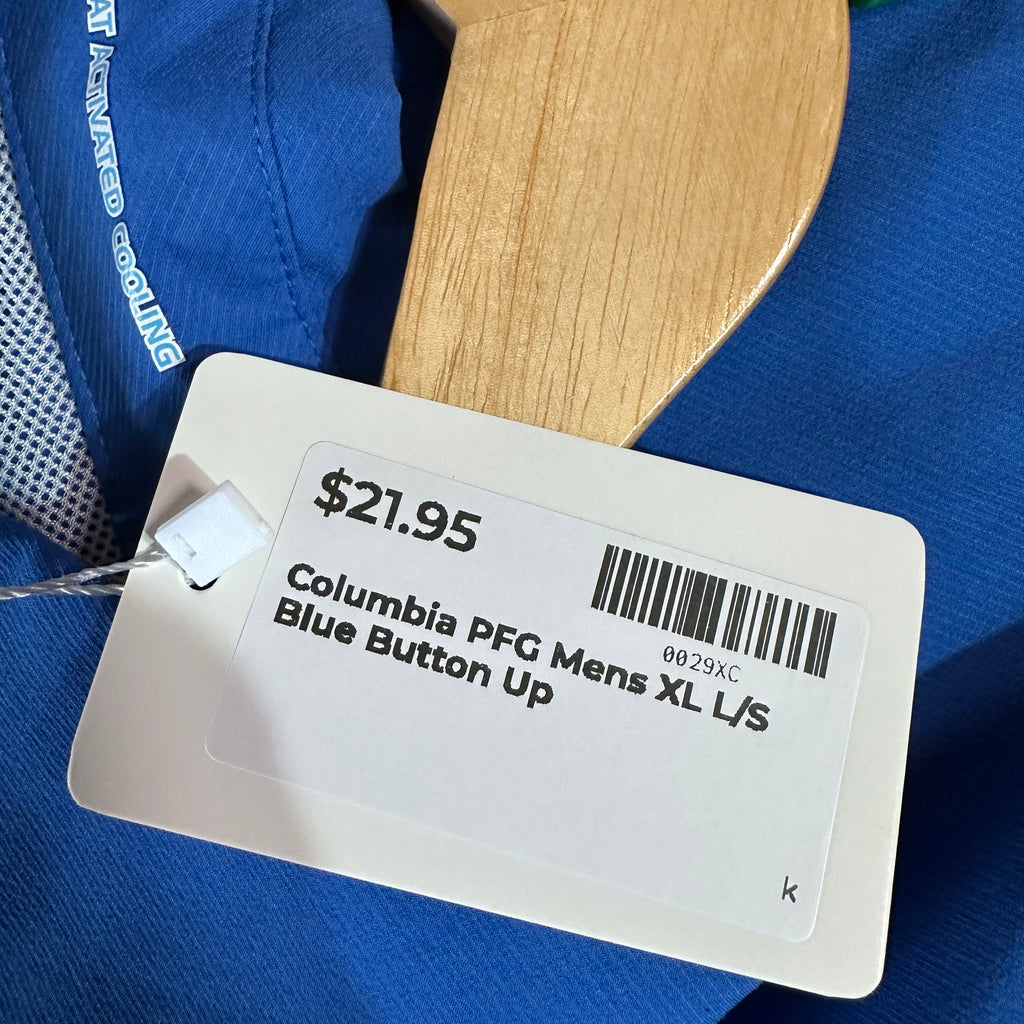 Columbia PFG Mens XL Long Sleeve Button Up