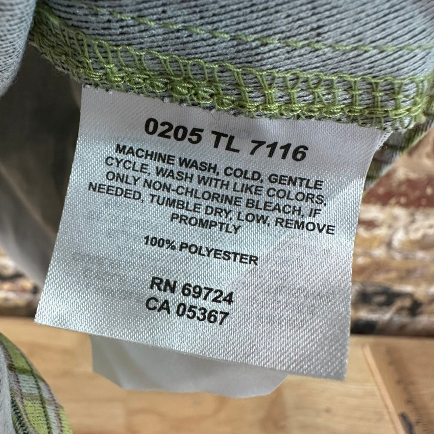 Columbia GRT Womens XL Long Sleeve Casual Shirt Button Up Green