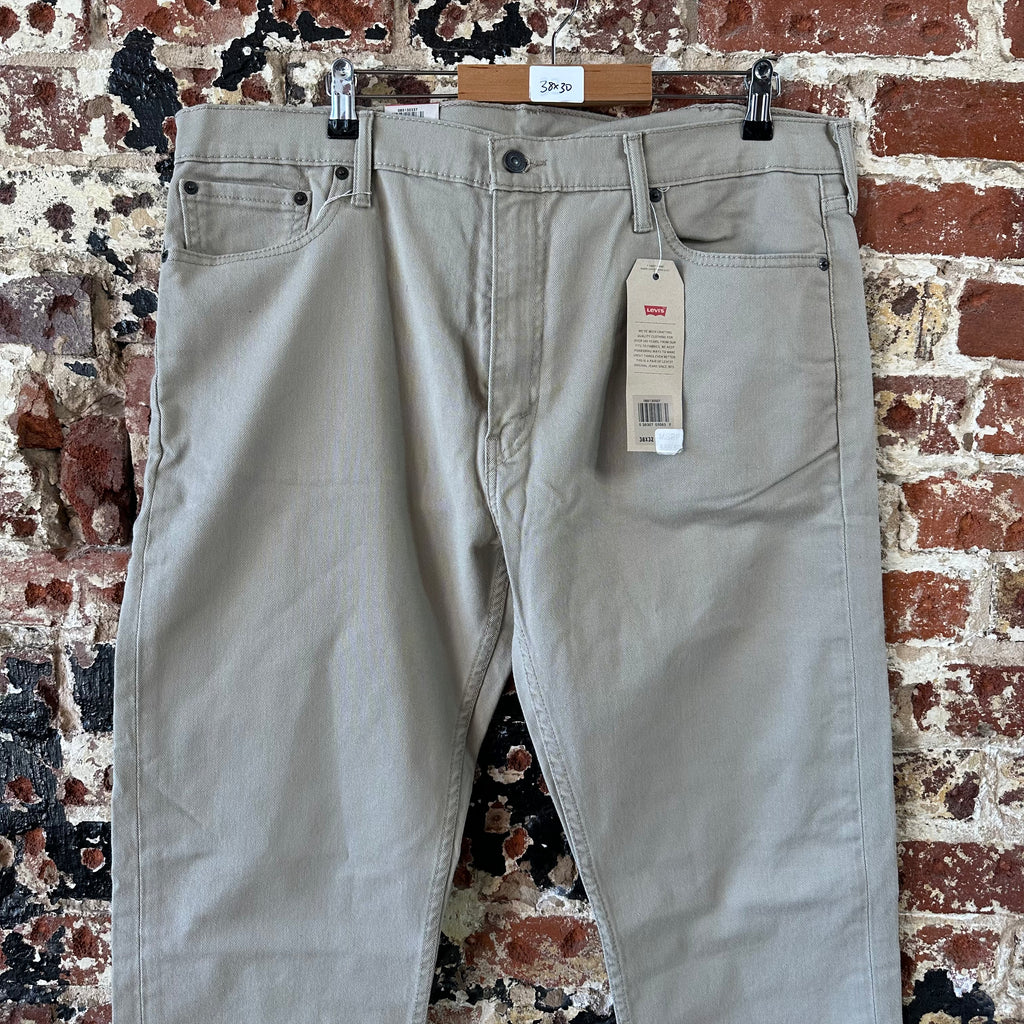 Levis 513 Mens 38x30 Tan Jeans NEW