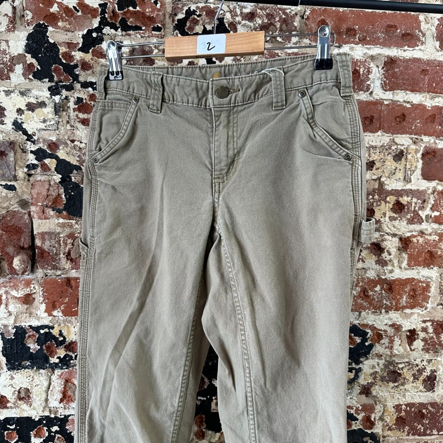 Carhartt Womens 2 Tan Pants