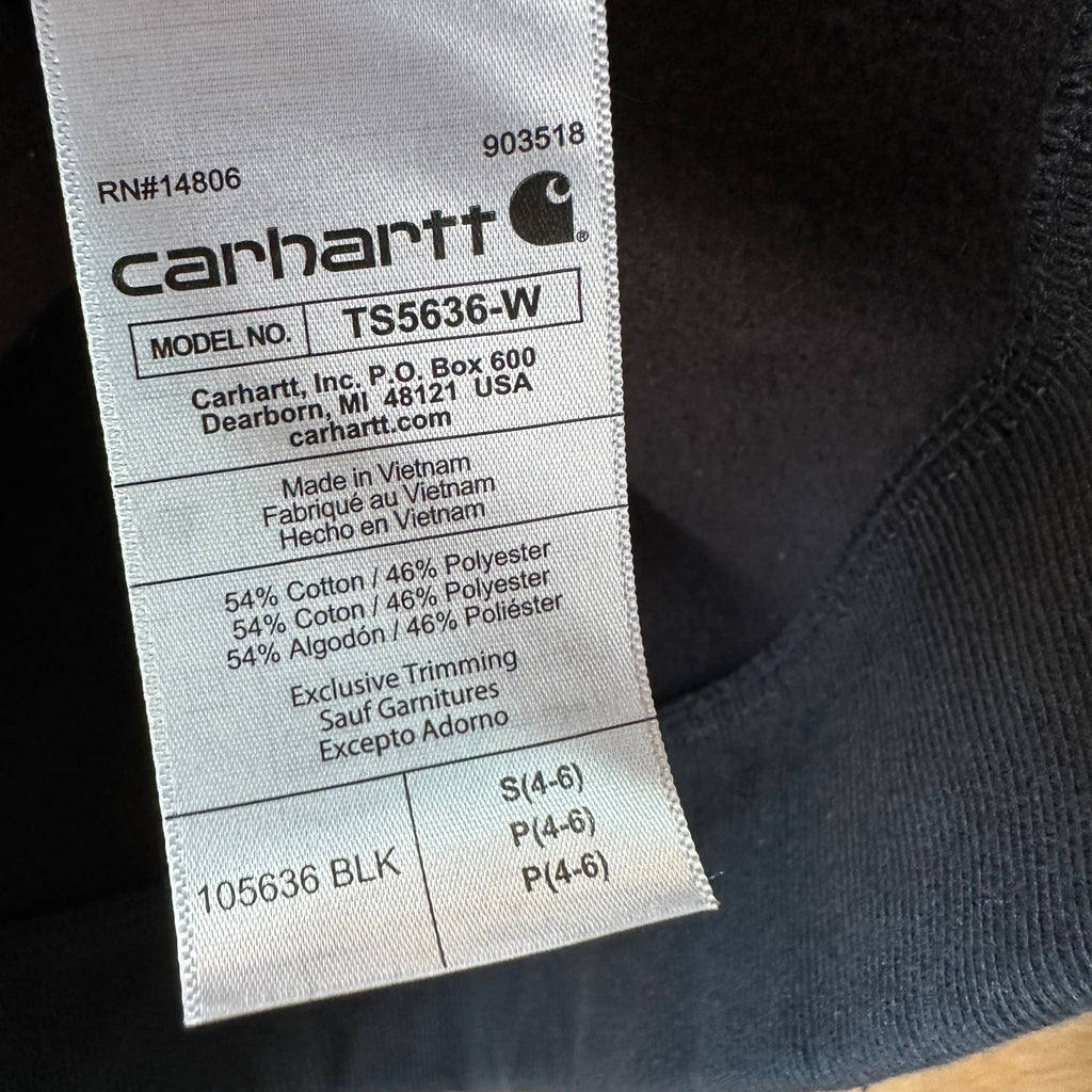 Carhartt Black Womens Small Hoodie