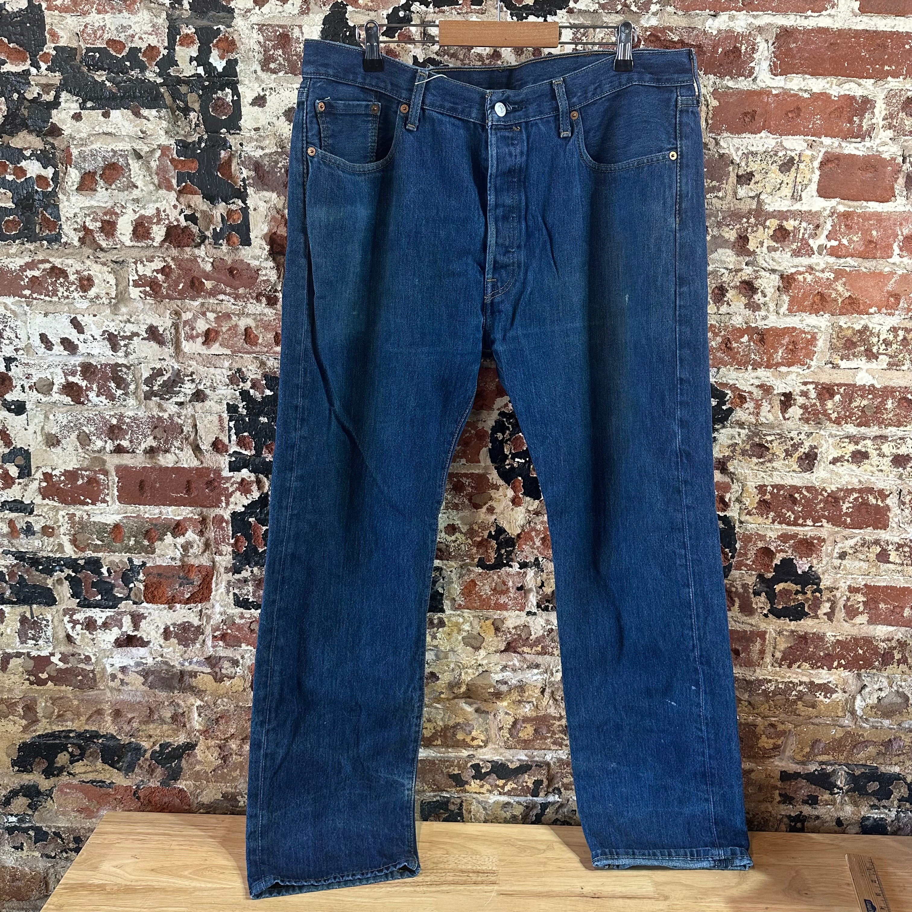 Levi's 501 Mens 38x32 Blue Jeans