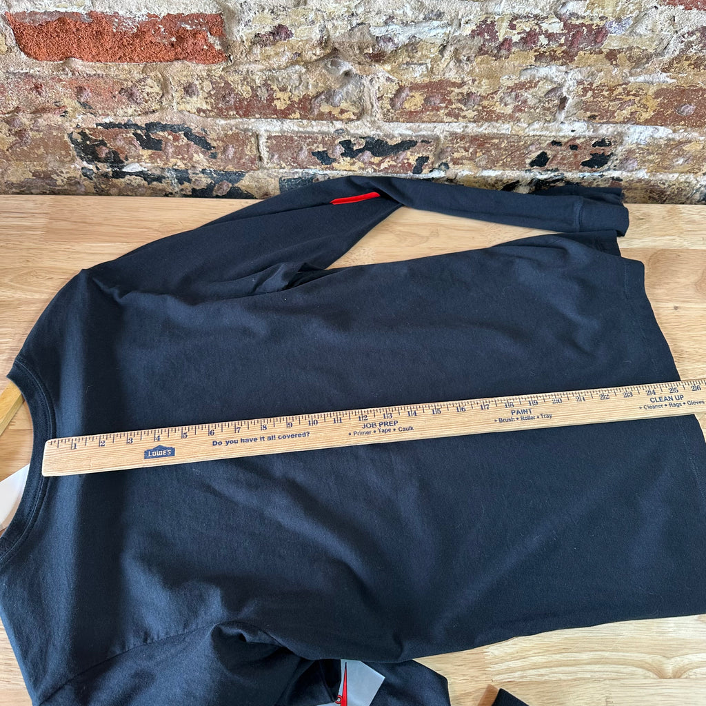 Nike Basketball Graphic Sleeves Mens Size Small Black Long Sleeve T-Shirt