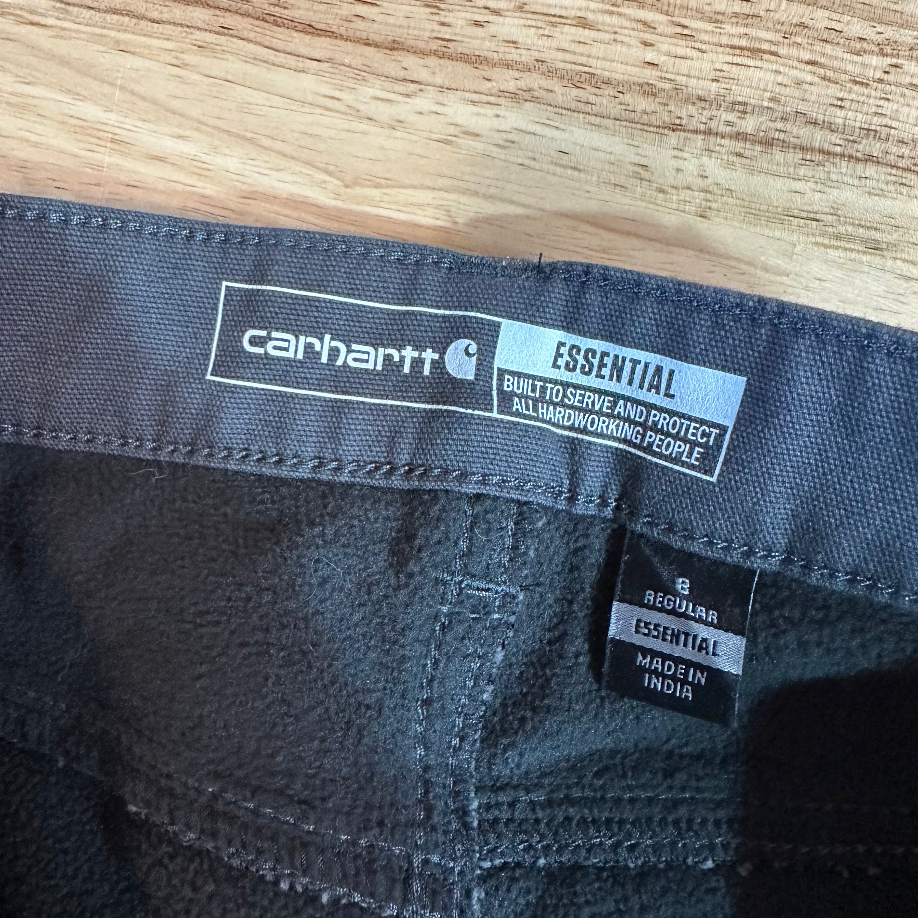 Carhartt Womens 8 Gray Lined Essential Pants NEW