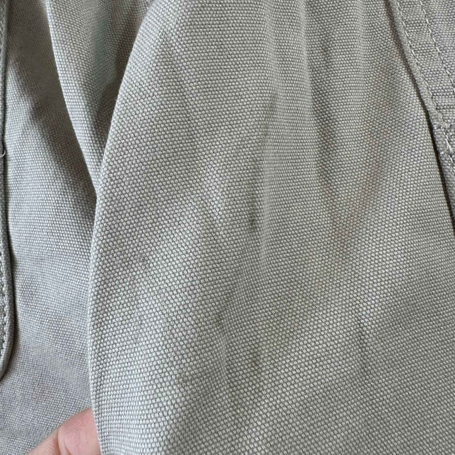 Carhartt Canvas Work Shorts Mens 38 Rugged Flex Utility Tan Beige