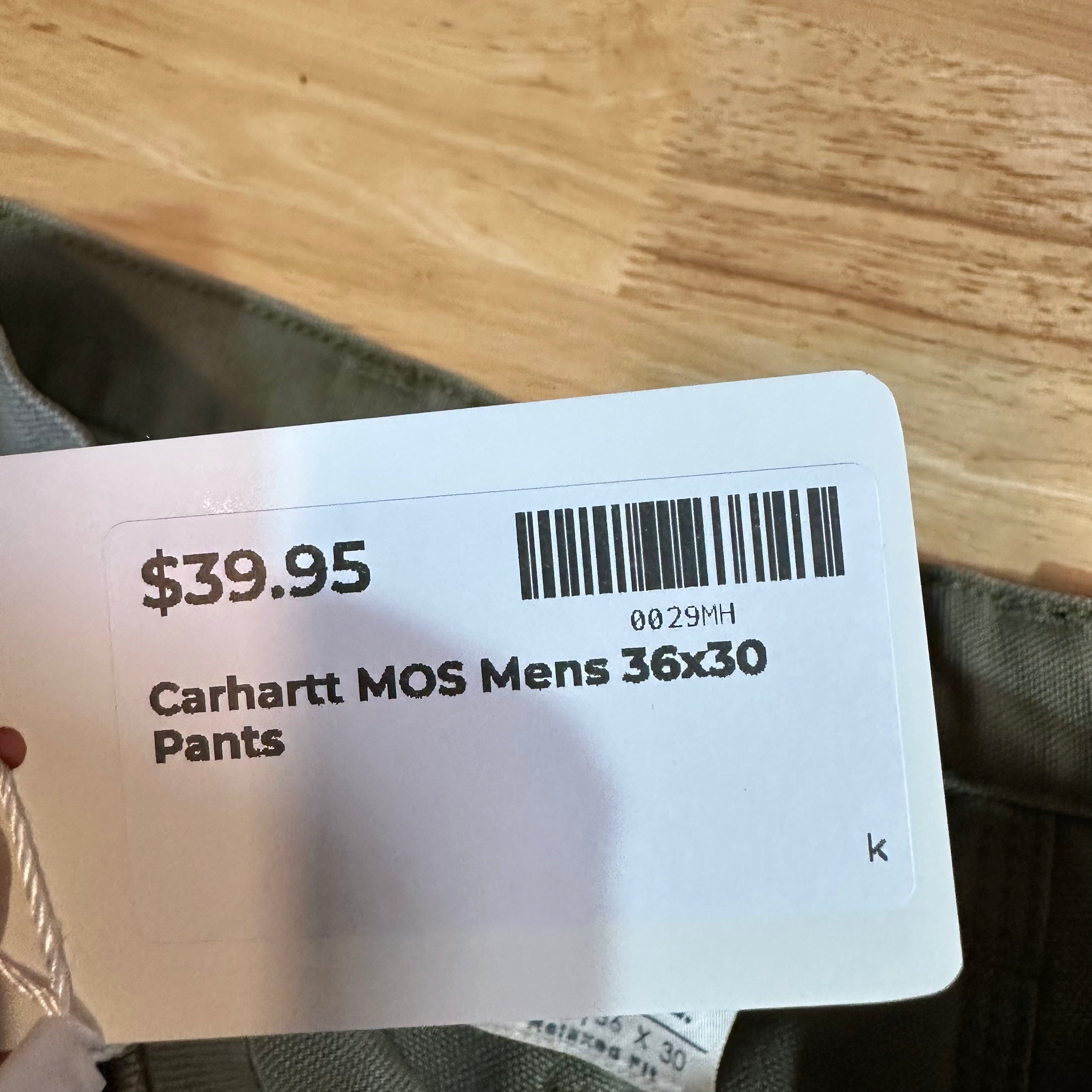 Carhartt B11 MOS Mens 36x30 Pants