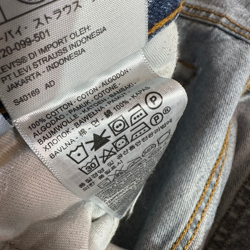Levi's 505 Mens 33x30 Blue Jeans