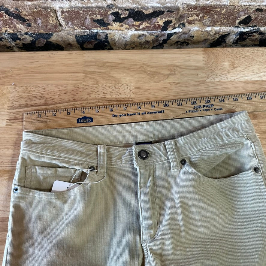 Patagonia Corduroy Pants Womens 28 Tan Khaki Travel 31x31"