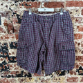 Abercrombie Plaid Cargo Shorts Mens 30