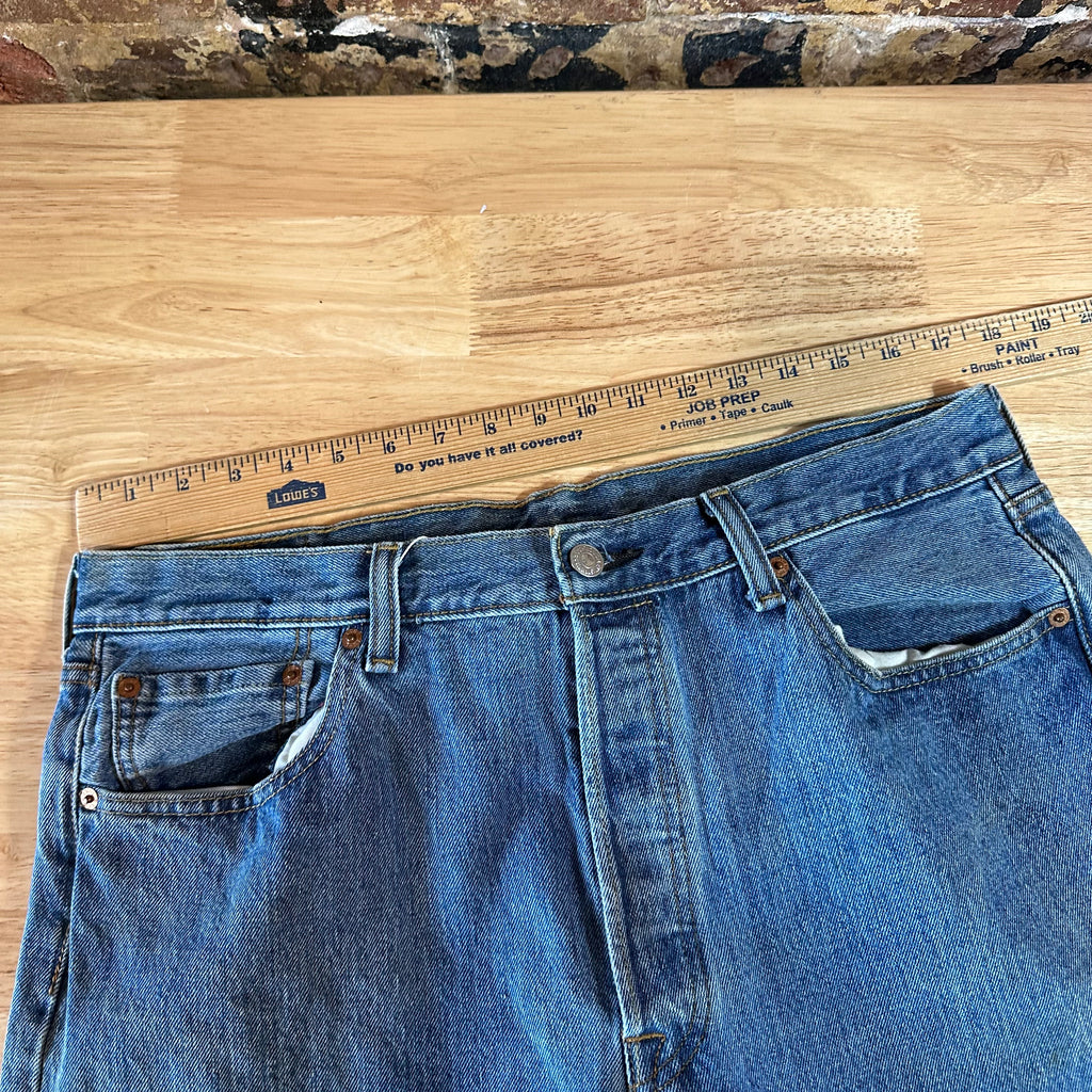 Levi's 501 Mens 36x34 Blue Jeans
