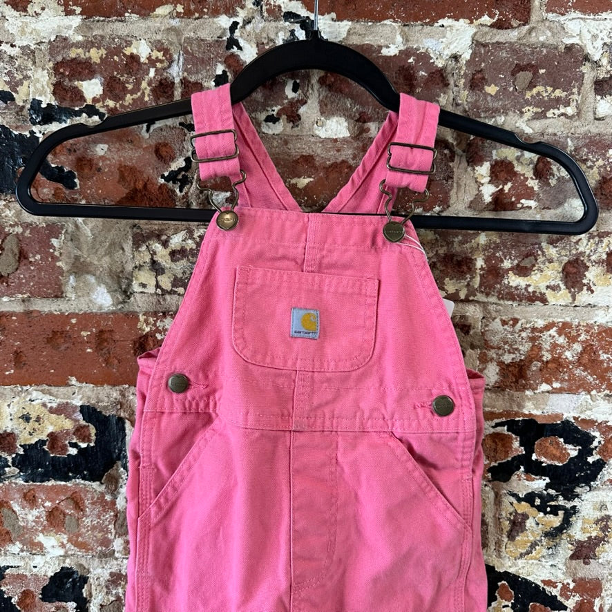 Carhartt Girls 2T Pink Bibs