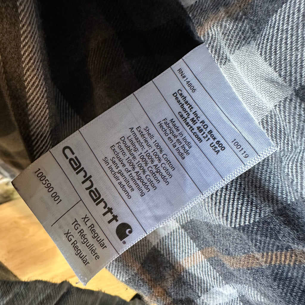 Carhartt Black Shacket Jacket Men’s XL