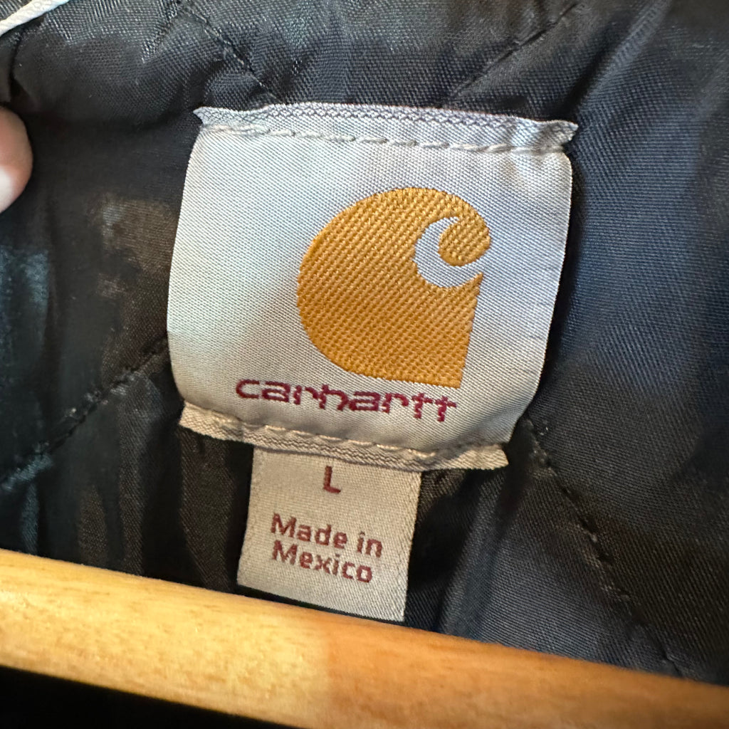 Carhartt C55 Mens Large Black Jacket